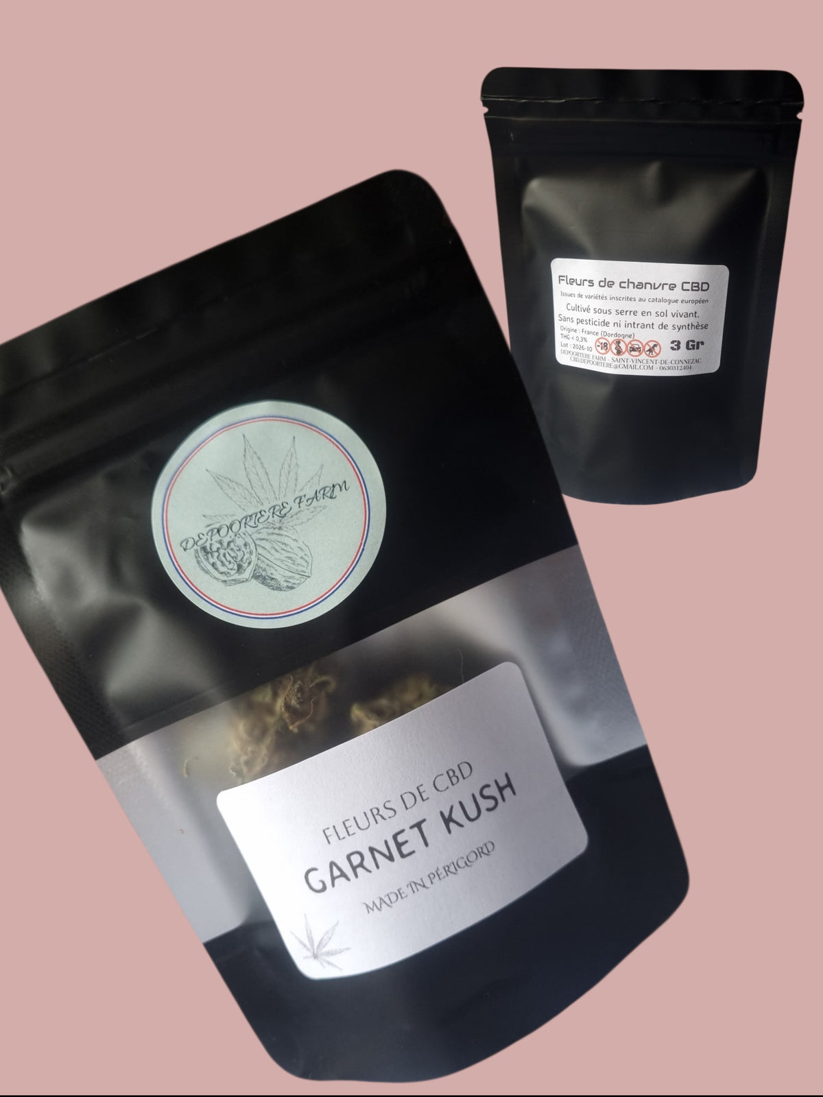 FLEURS DE CBD - GARNET KUSH